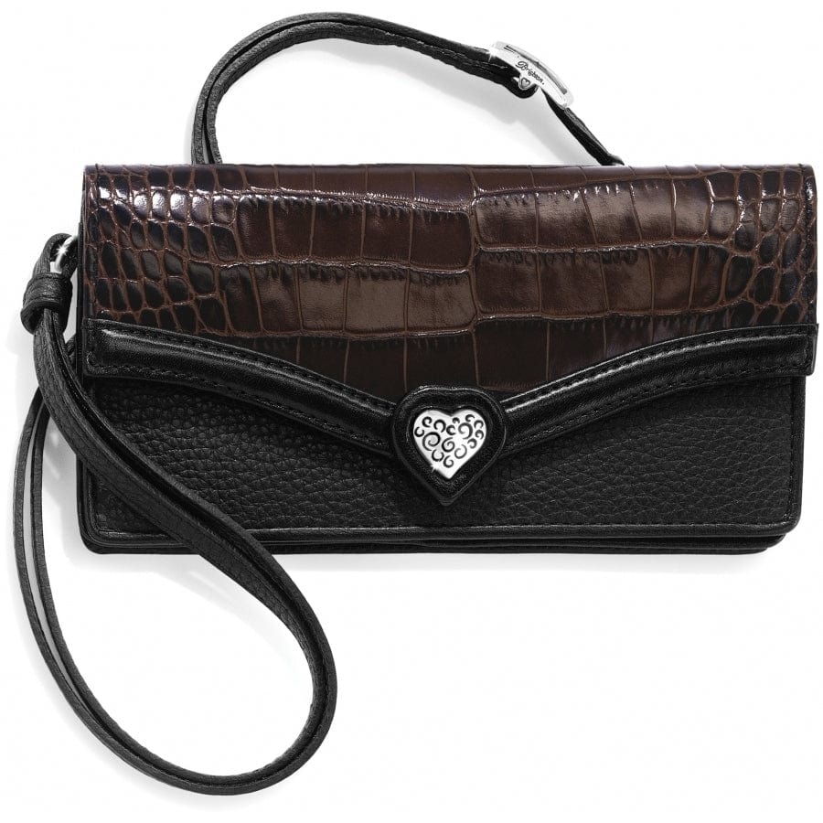 Bella Luna Large Klimt-Inspired Leather Wallet