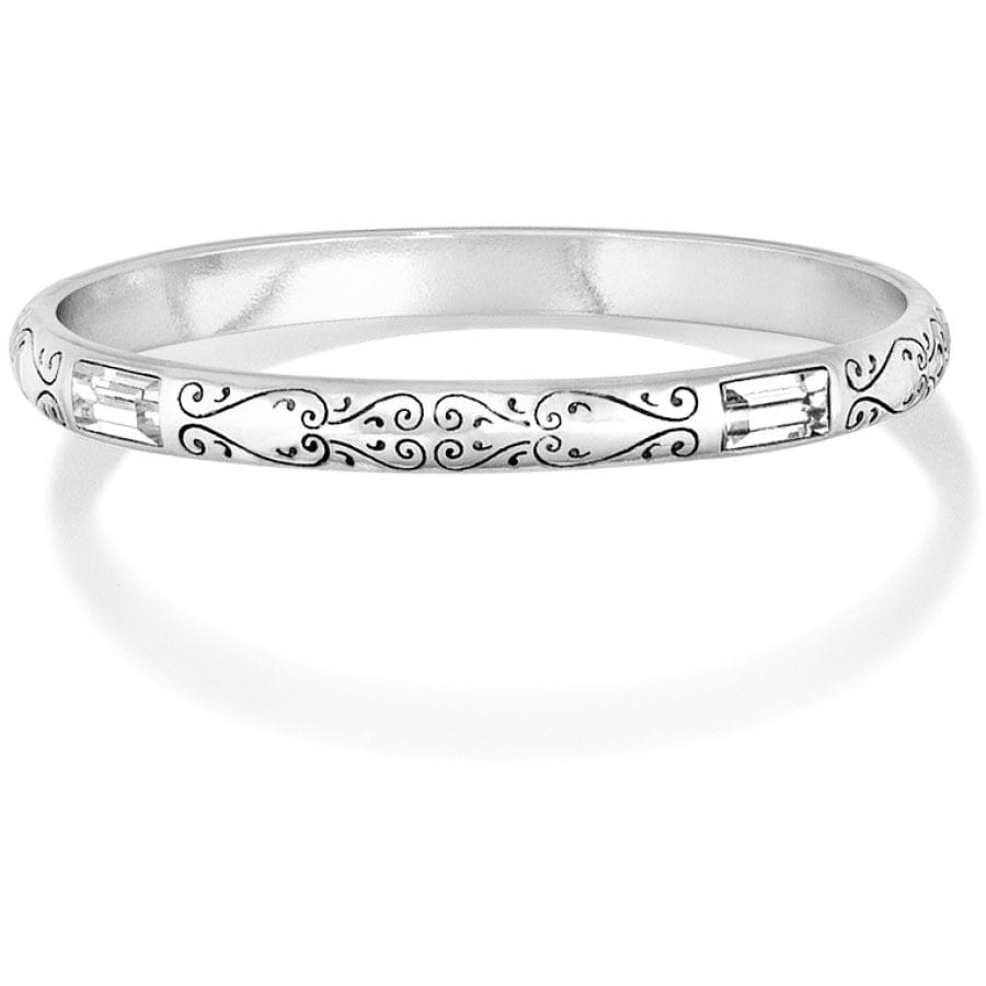 Venezia Stackable Gem Bangle with Venetian Mask Etching