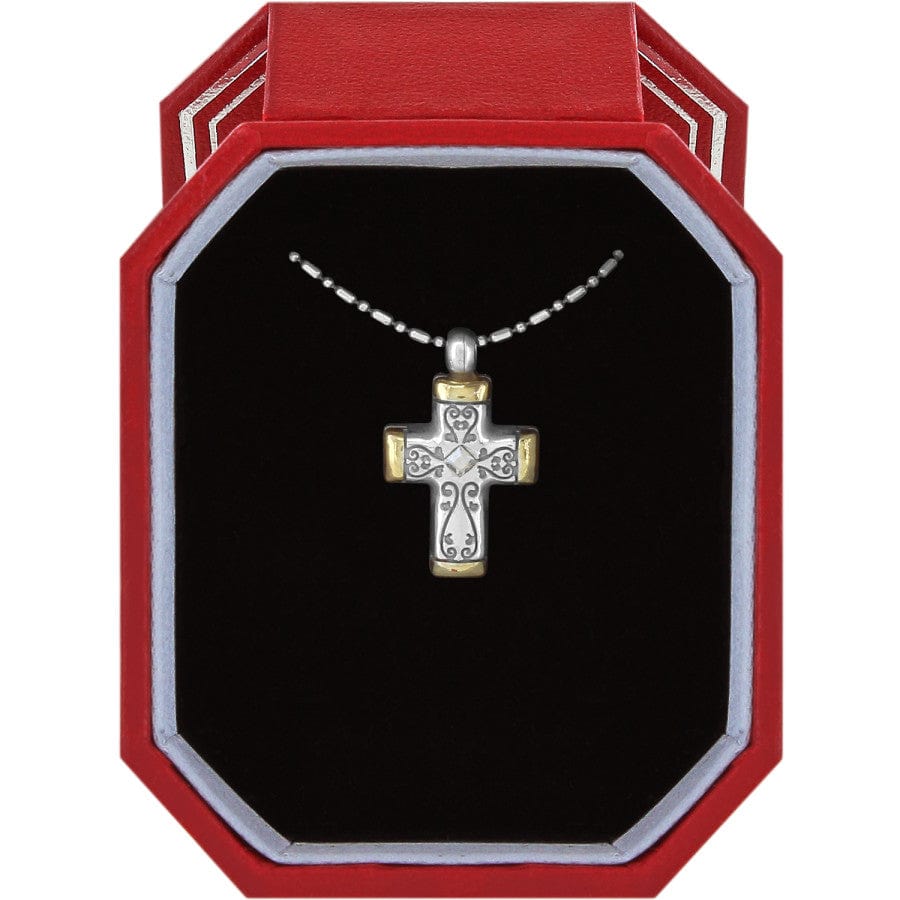 Venezia Petite Cross Pendant Necklace in Gift Box