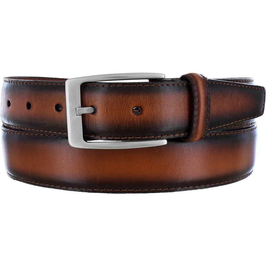 Men's Classic Bedford Belt - Fade Dyed Leather for Denim & Slacks
