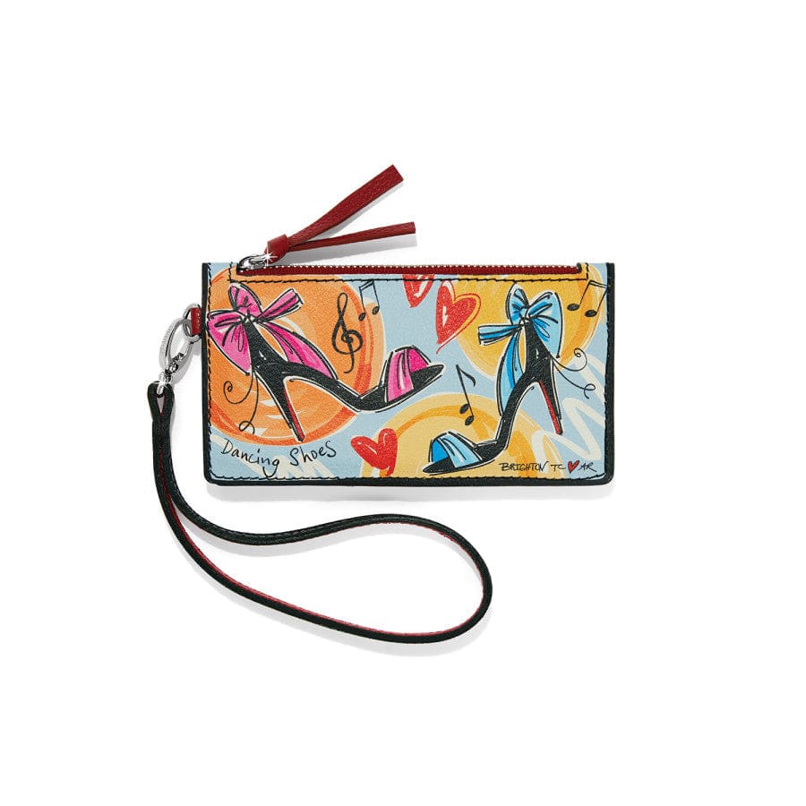 Fashionista High-Heel Card Pouch with Wristlet Strap