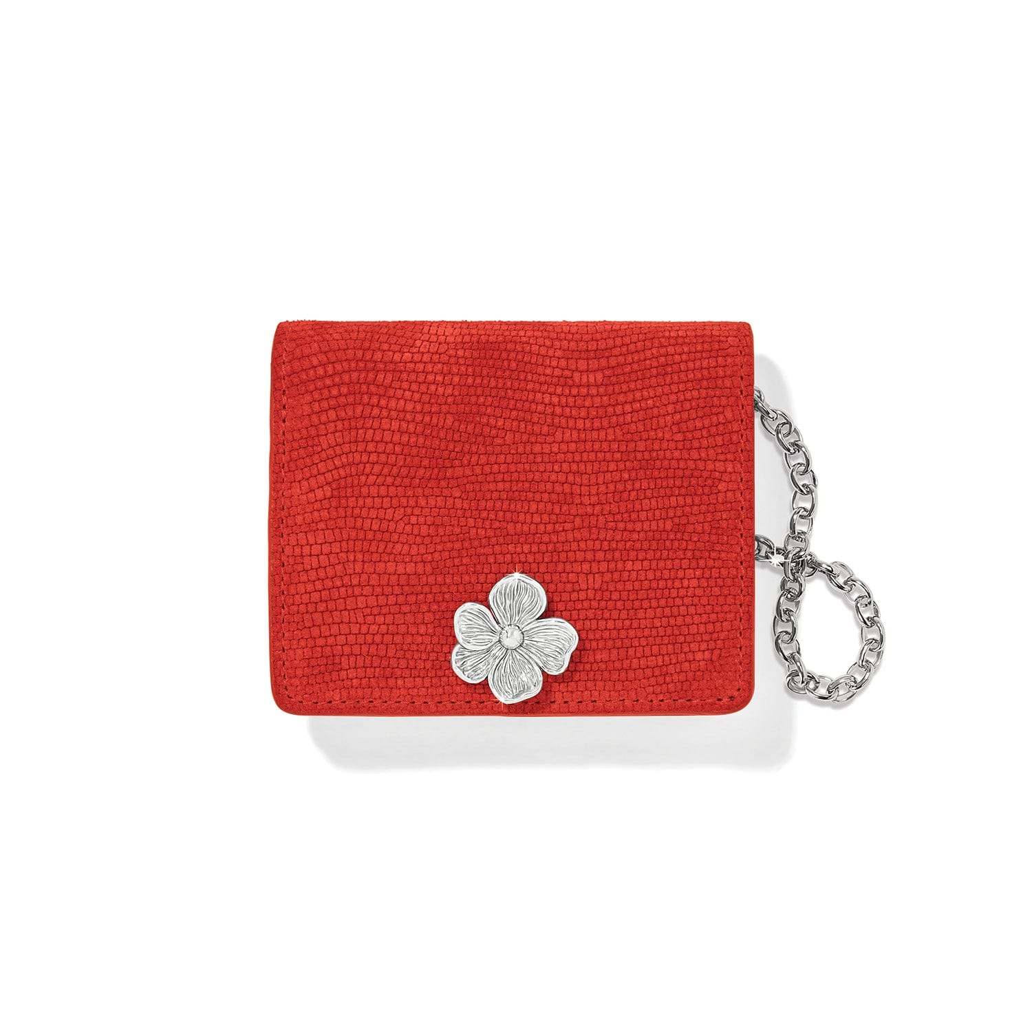 Everbloom Small Croc Emboss Wallet with Chain Strap & Card Slots