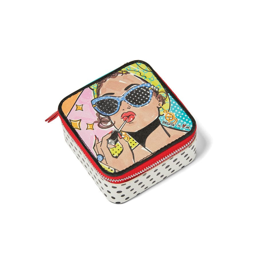 Colorful Pop Star Jewelry Case - Handcrafted Design for Women