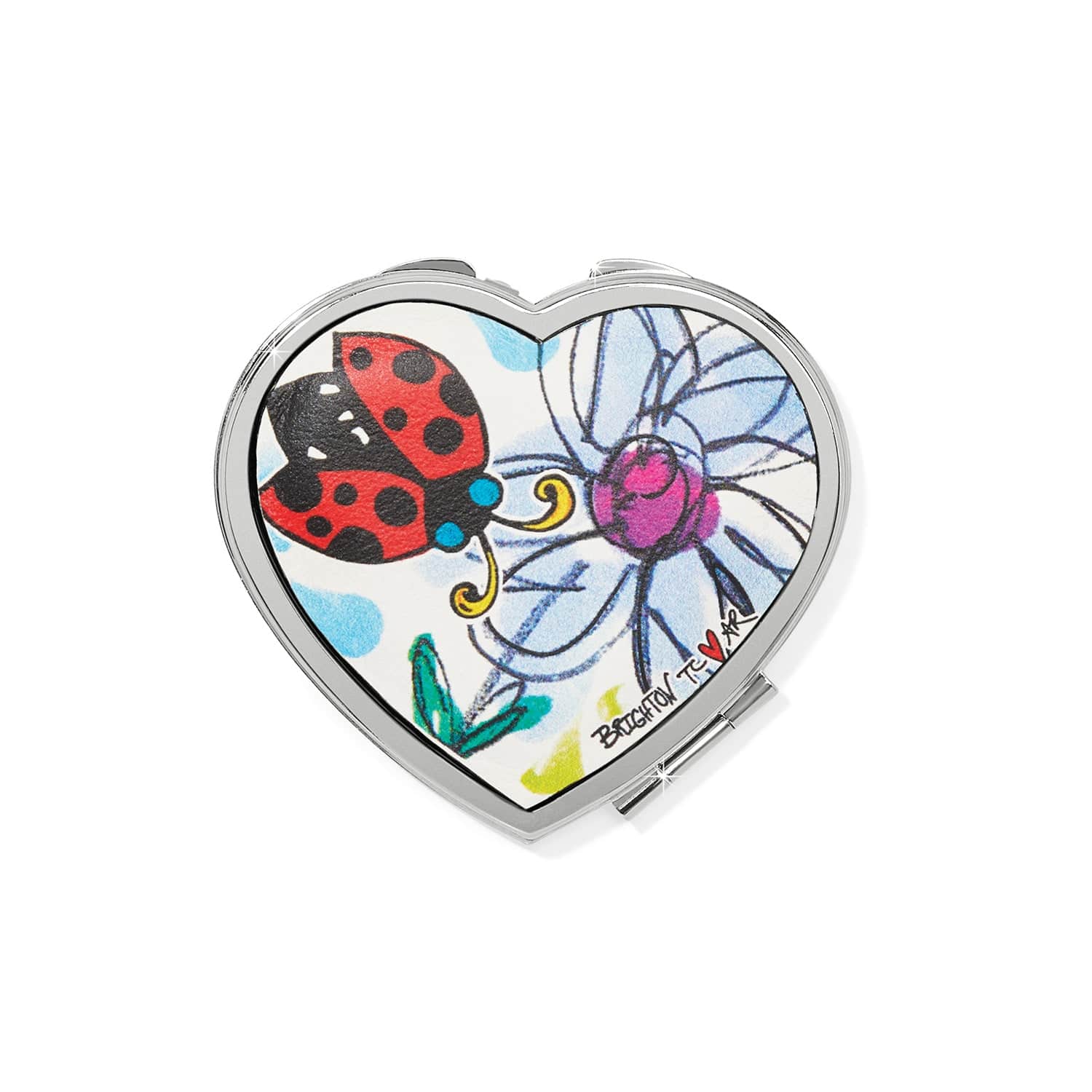 Tom Clancy's Love Tweet II Heart Compact Mirror - Spring Design